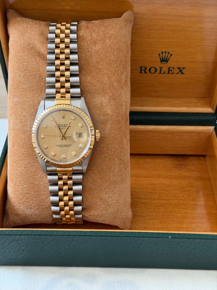 Rolex Datejust 36 Big Diamond dial - Photo 1/4