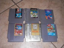 NES The Legend of Zelda Simpsons Super Mario Bros Duck Hunt Tetris TMNT V Ball
