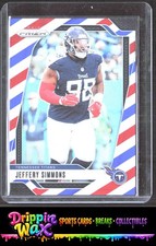 🔥Jeffery Simmons 2024 Panini Prizm Red White and Blue #282 SKU21-2🔥