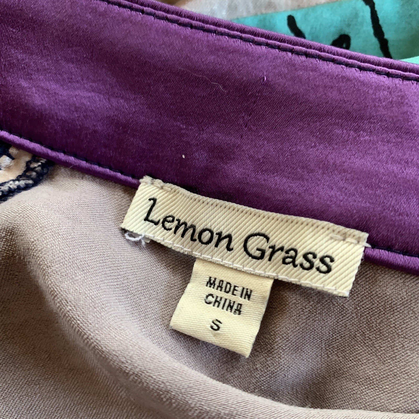 Lemon Grass Wearable Art Patchwork Jacket Silky B… - image 9