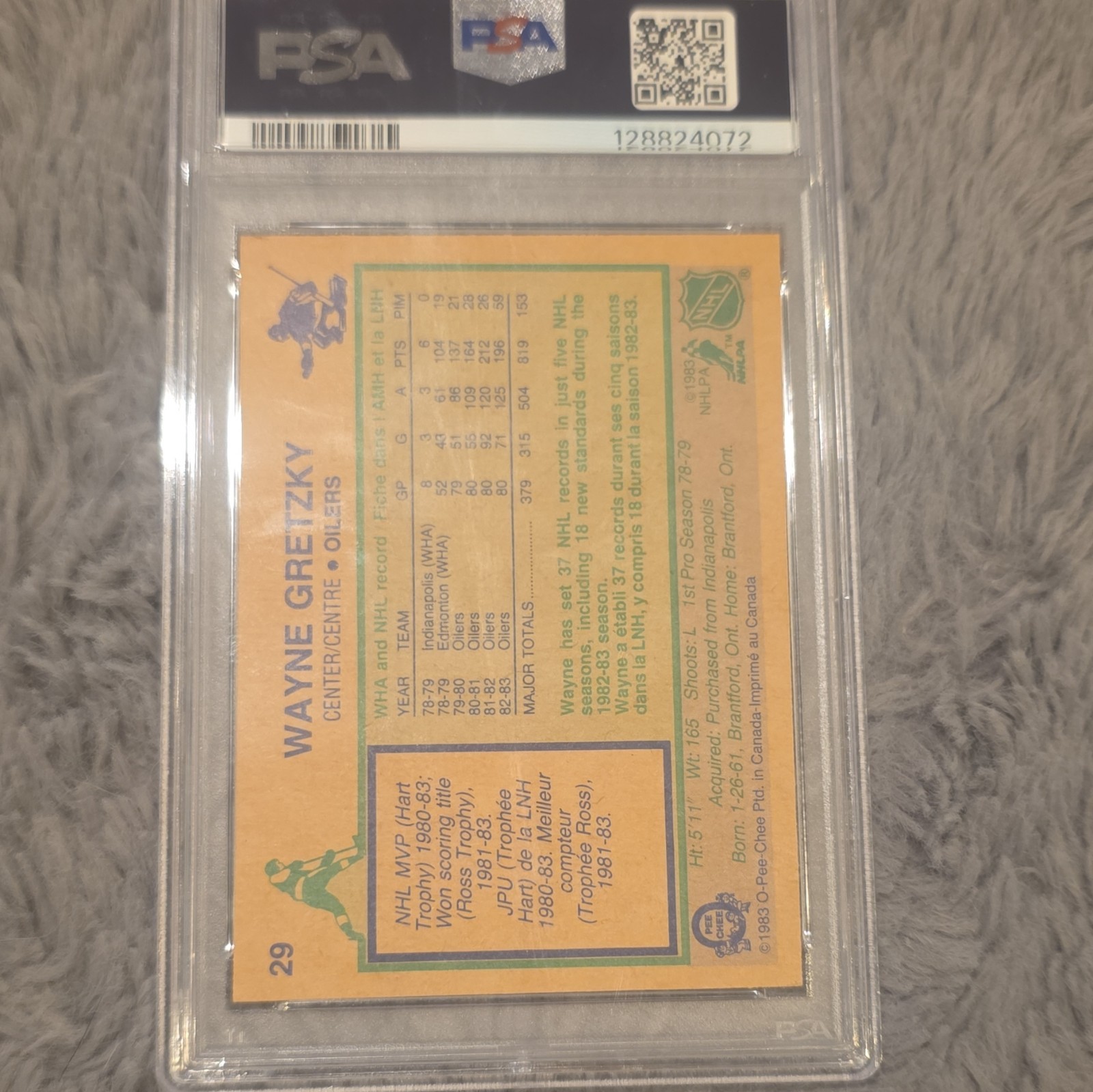 1983-84 O-Pee-Chee - Wayne Gretzky #29 view 2