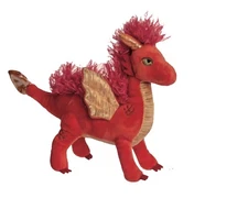 Mary Meyer Stuffed Animal Soft Toy Sparkler Dragon, 7-Inches (Red)