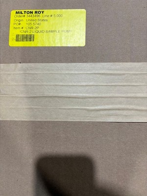 YZ Systems model CNR-2P crude oil sample pump
