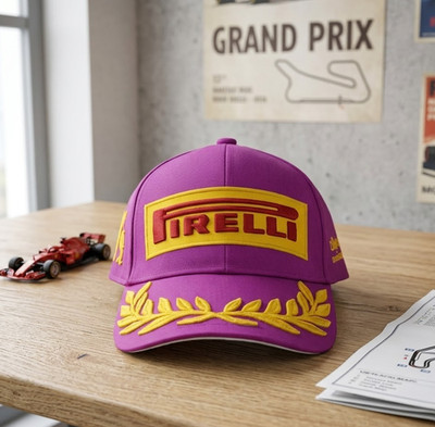 Pirelli F1 Podium Cap Singapore Grand Prix Magenta Special Edition Hat New 2026