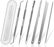 6pcs Ingrown toenail Tool, Toenail File and Lifters, Professional Surgical St...