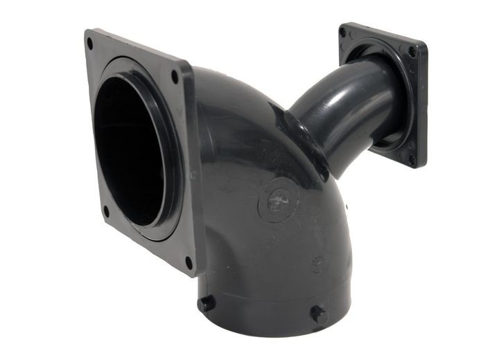 Valterra T1036 2-Way Elbow RV Sewer Waste Fitting 3" Bayonet x 3" x 1-1/2"