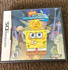 THQ SpongeBob's Atlantis SquarePantis Nintendo DS w/ Manual E 2007 NTSC-U/C