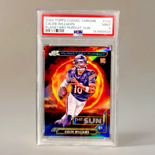 CALEB WILLIAMS - 2024 TOPPS COSMIC CHROME - PLANETARY PURSUIT-SUN (RC) - BEARS!