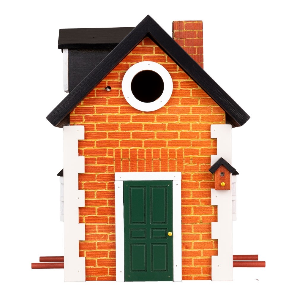 Wildlife Garden  Bird Nesting Box  Multi Hook Brick Cottage