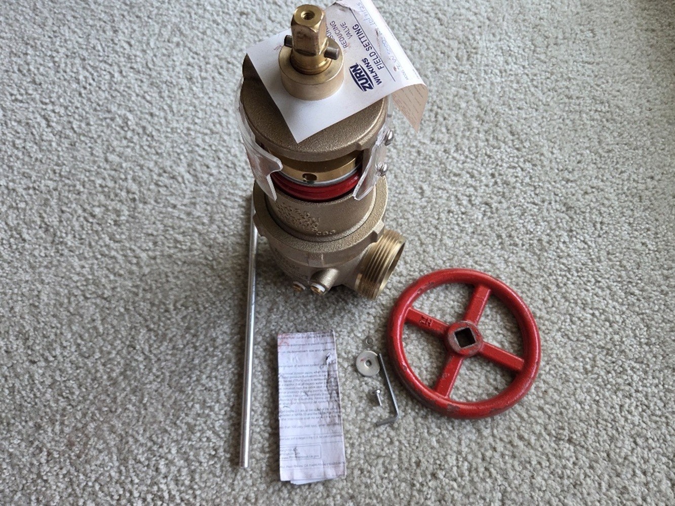 Zurn Wilkins ZW5000 2-1/2" Pressure Reducing Hose Valve 400 PSI New Open Box