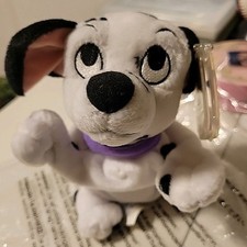 Disney 101 Dalmatians Star Bean Pepper Puppy Plush Bean Bag Stuffed Vintage