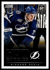 2013-14 Panini Rookie Anthology Score Update Hot Rookies Richard Panik RC Tampa