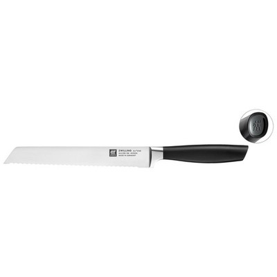 ZWILLING All Star 8'' Bread Knife Matte Black Serrated FRIODUR Steel NEW SEALED