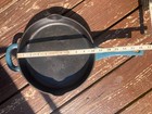 Lot of 3 Antique Bacon Press 2 Ayesha Cast Iron Skillets Frying Grill Pan 12" 10 — photo 8