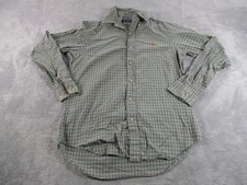 Ralph Lauren Shirt Mens Small Green Plaid Long Sleeve Button Down Pony Logo