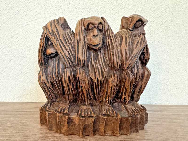3 Wise Monkeys Statue - Hear No Evil, See No Evil, Speak No Evil