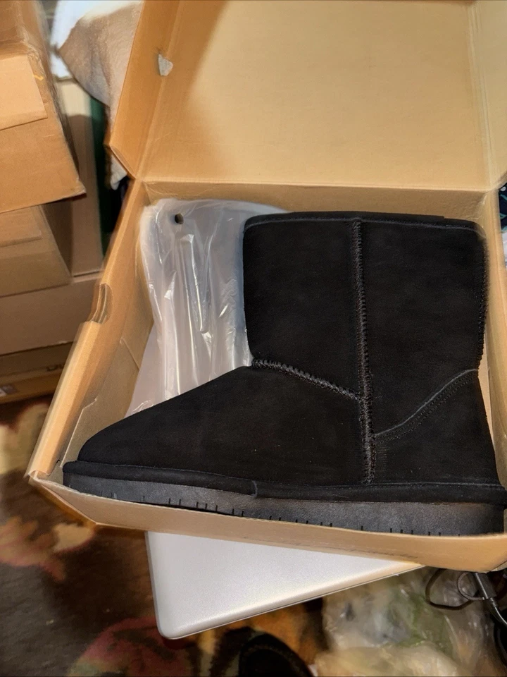 Bearpaw Botas Emma Botas para Niños Pequeños Negras Talla 12 Foto 3 de 4