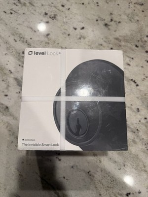 Level Lock Plus Smart Deadbolt Lock Apple Home Keys Edition, Black