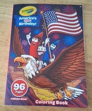 Crayola Special Edition 2026 America  s Birthday 250th Coloring Book