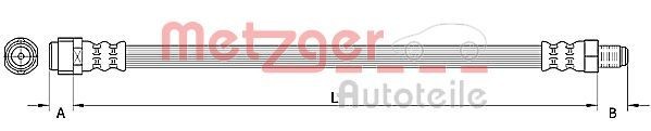 Metzger Bremsschlauch 4110922 FüR MERCEDES-BENZ-image