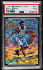 2016-17 Panini Revolution Rookies Galactic Malik Beasley #102 PSA 9 MINT 3g8