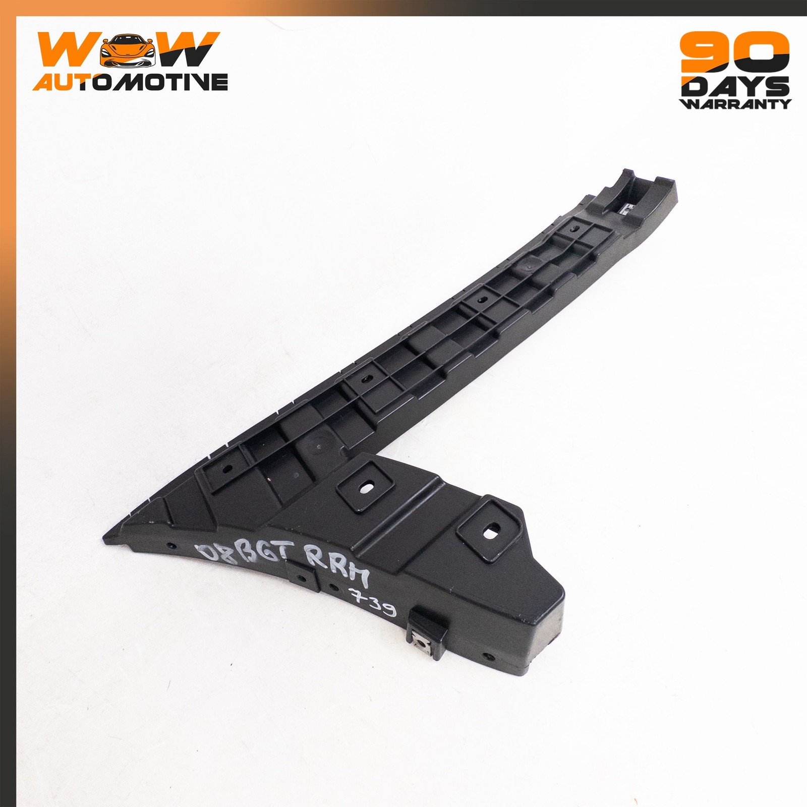 04-11 BENTLEY CONTINENTAL GTC REAR RIGHT GUIDE PROFILE BUMPER HOLDER BRACKET OEM