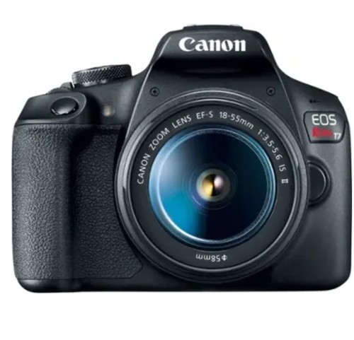 Canon Rebel T7 24.1 MP DSLR Camera 18-55mm & 75-300mm Bag + 32Gb SD Used Exc + - Picture 3 of 4
