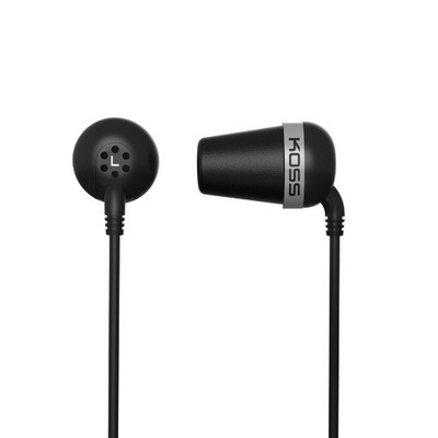 Koss 'The Plug' In-Ear Headphones (Black) One Size, Black 