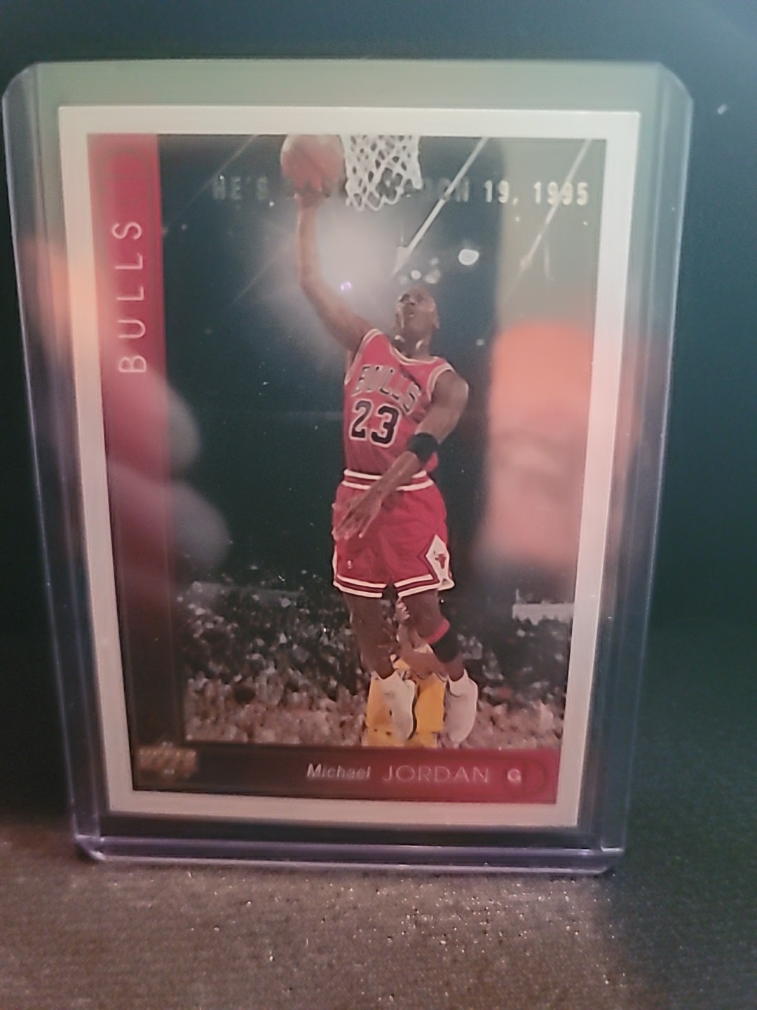1993-94 Upper Deck - Michael Jordan #23 JORDAN Incompletely Shaded Black