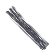 50 Pack Black Floral Wire 18 Gauge 16 Inch Artificial Flower Making Supply