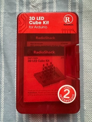 Radio Shack 3D LED Cube Kit Arduino Level 2 Intermediate 2770158 Electronic DIY