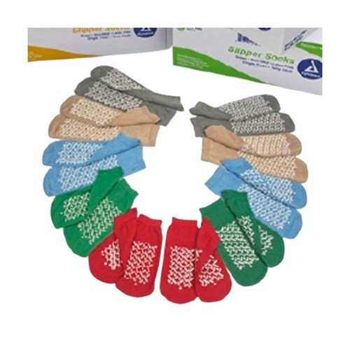 SAOLA Calzini Antiscivolo Morbidi Sole Grande Blu Alla Caviglia