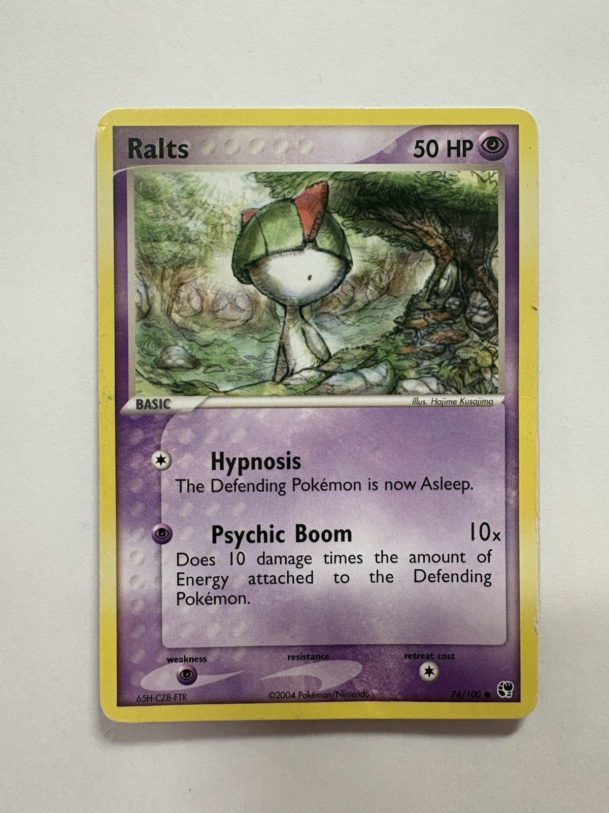 Pokémon Ralts Basic 74/100 EX Sandstorm Common Regular - MP