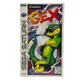 Gex (Sega Saturn, 1996) - Original Case And Manual