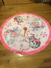Christmas Tree Skirt 47 Snowman Santa