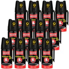 Ballistol Pfefferspray Tierabwehrspray KO Fog 12x40ml mit G&uuml;rtelclip MHD 04/2029