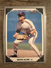 1991 Leaf Brook Jacoby #421 Cleveland Indians 1st Base Baseball Card Vintage MLB