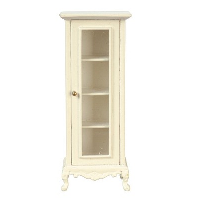 Puppenstube Regal Schrank 1:24 halber Zoll JBM Miniatur creme Badmöbel