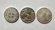 Lotto REGNO D'ITALIA  - 2 Lire 1881  - 10 Lire 1929 - 2 Lire 1907 - Argento
