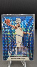 2024-25 Panini Mosaic Karl-Anthony Towns Elevate Reactive Blue SSP Knicks /99