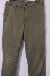 AG Adriano Goldschmied Men's The Marshall Slim Green Chino Pants Size 29 R