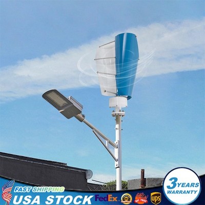 100W Vertical Axis Wind Turbine Generator 12V with Controller Home Windmill Kit