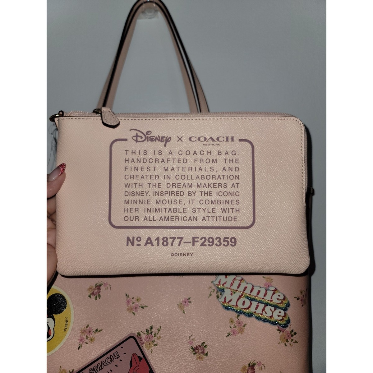 Coach x Disney Minnie Mouse NWT reversible city tote bag | eBay