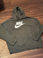 Nike Men's 2XL Hoodie Sportswear Club Fleece Active Graphic Pullover Green