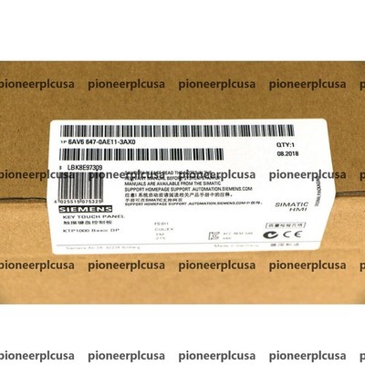 New Siemens 6AV6647-0AE11-3AX0 6AV6 647-0AE11-3AX0 SIMATIC HMI KTP1000