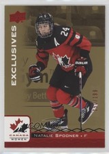 2017 Upper Deck Team Canada Juniors Exclusives Red /199 Natalie Spooner #24 m7v