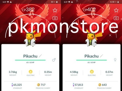 Shiny Pikachu Professor Willow s assistant team Valor - PTCs