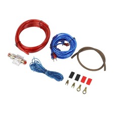 Car Audio Install Amplifier Kit 4 8 12 Ga Gauge Amp Wiring RCA Cables  AGU Fuse