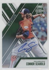 2017 Elite Extra Edition Status Emerald Die-Cut 6/25 Connor Seabold #83 Auto za5