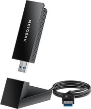 Netgear Nighthawk AXE3000 WiFi 6 / 6E USB 3.0 Adapter Tri-Band 2.4/5/6 Ghz A8000